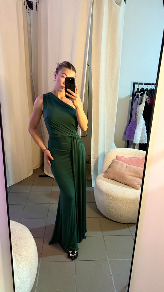 Rochie Lungă Asimetrică