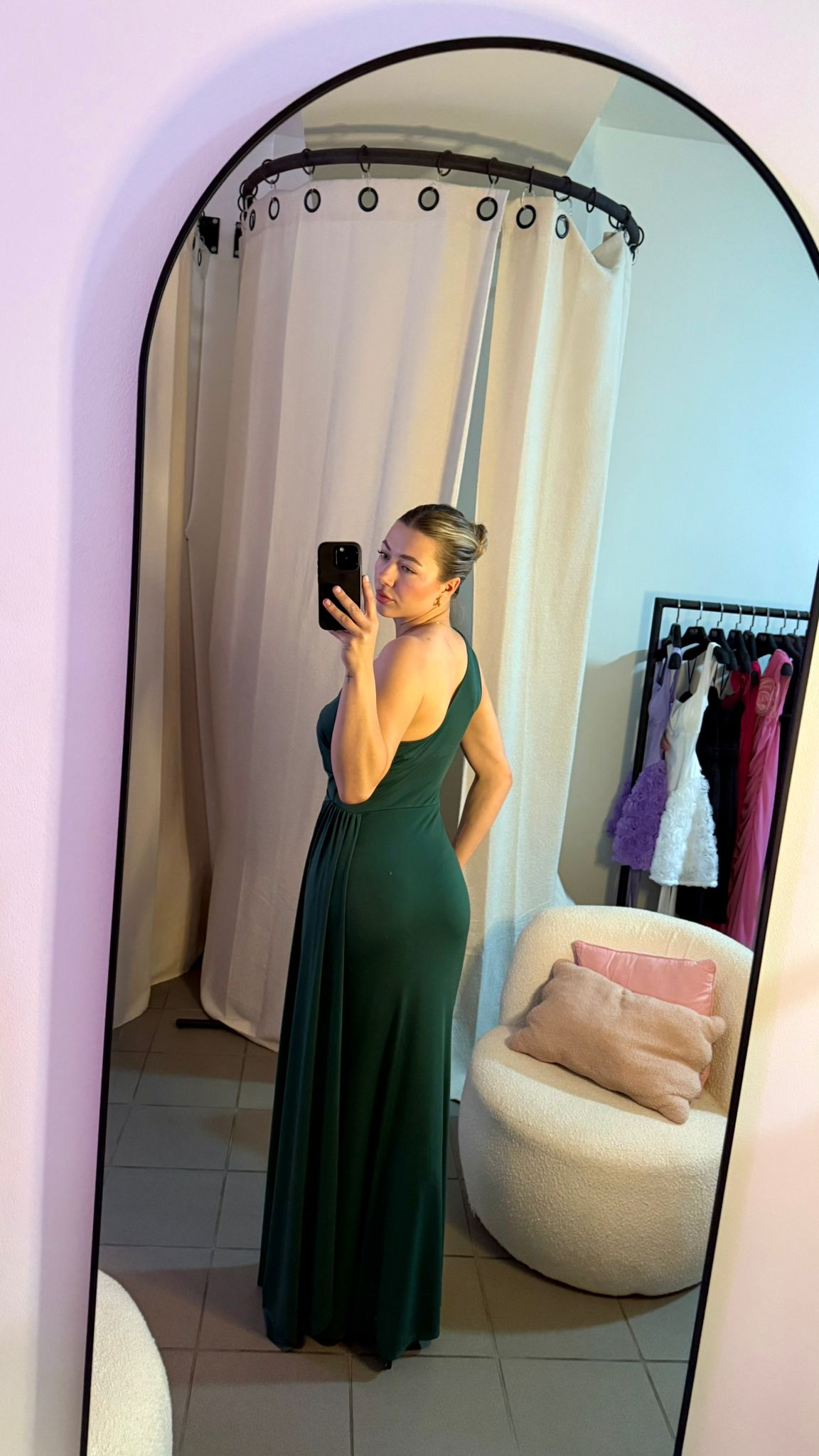Rochie Lungă Asimetrică
